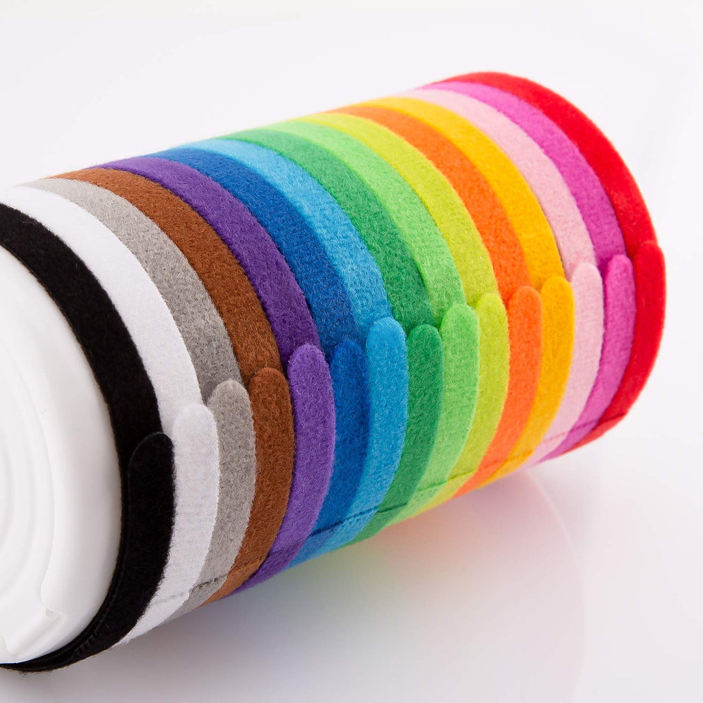 Luter 15 Colors 20x1cm Puppy Collars, Soft Adjustable Whelping Collars