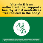 Nature Made Vitamin E 180 mg (400 IU) dl-Alpha, 100 Softgels | Dietary Supplement for Antioxidant and Skin Support, Vitamin E Supports a Healthy Immune System, 100 Day Supply