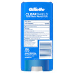 Gillette Antiperspirant and Deodorant for Men, 72hr Sweat & Odor Protection, Long Lasting Freshness, Anti-White Mark Technology, Clear Gel, Arctic Ice Scent, 3.8 oz (Pack of 2)