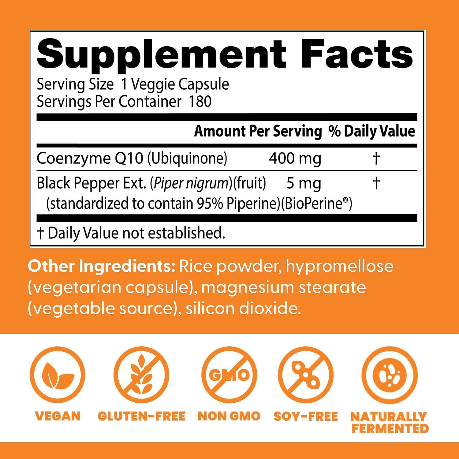 Buy now Doctor's Best High Absorption CoQ10, Heart & Energy Support, USP Verified, Naturally Fermented CoQ10, Non-GMO Gluten Free, Soy Free, Vegan 180 Veggie Caps at indiglob india