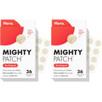 Mighty Patch Hero Cosmetics Original Nighttime Acne Pimple Patches, 36 Ct | #1 Hydrocolloid Acne Patches, Shrinking Zits & Whiteheads in 1 Use, Spot Treatment, Pimple Stickers for Face