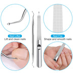 2026 Toenail Clippers for Thick Toenails for Seniors Angled Head | Large Toe Nail Clippers Set for Men, Long Handle Heavy Duty Ingrown Toenail Clippers, Ultra Sharp Slanted Finger Nails Cutter