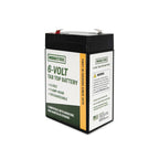 Moultrie 6V Tab Top Battery for Feeders - 5Ah, Rechargeable
