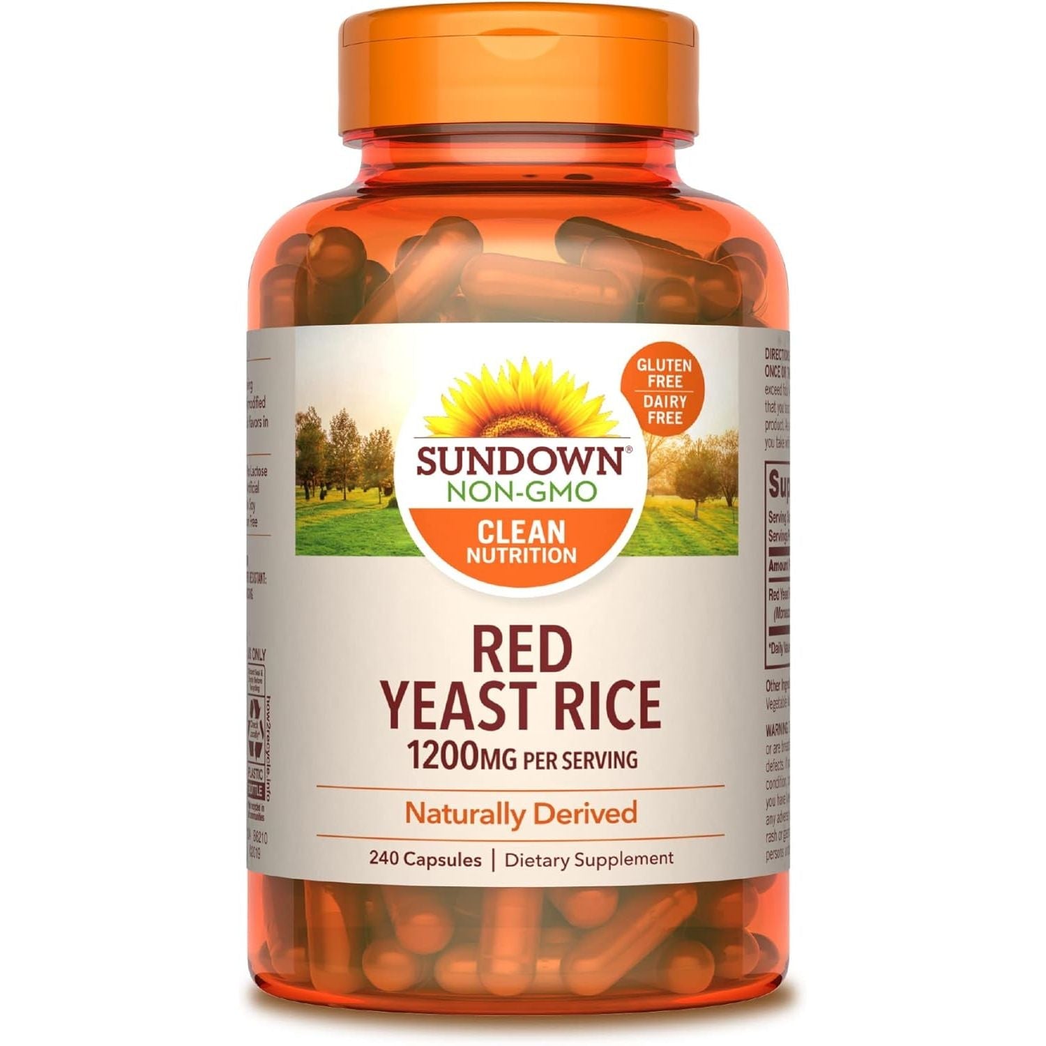 Buy now Sundown Red Yeast Rice 1200 mg, 240 Capsules Default at indiglob india