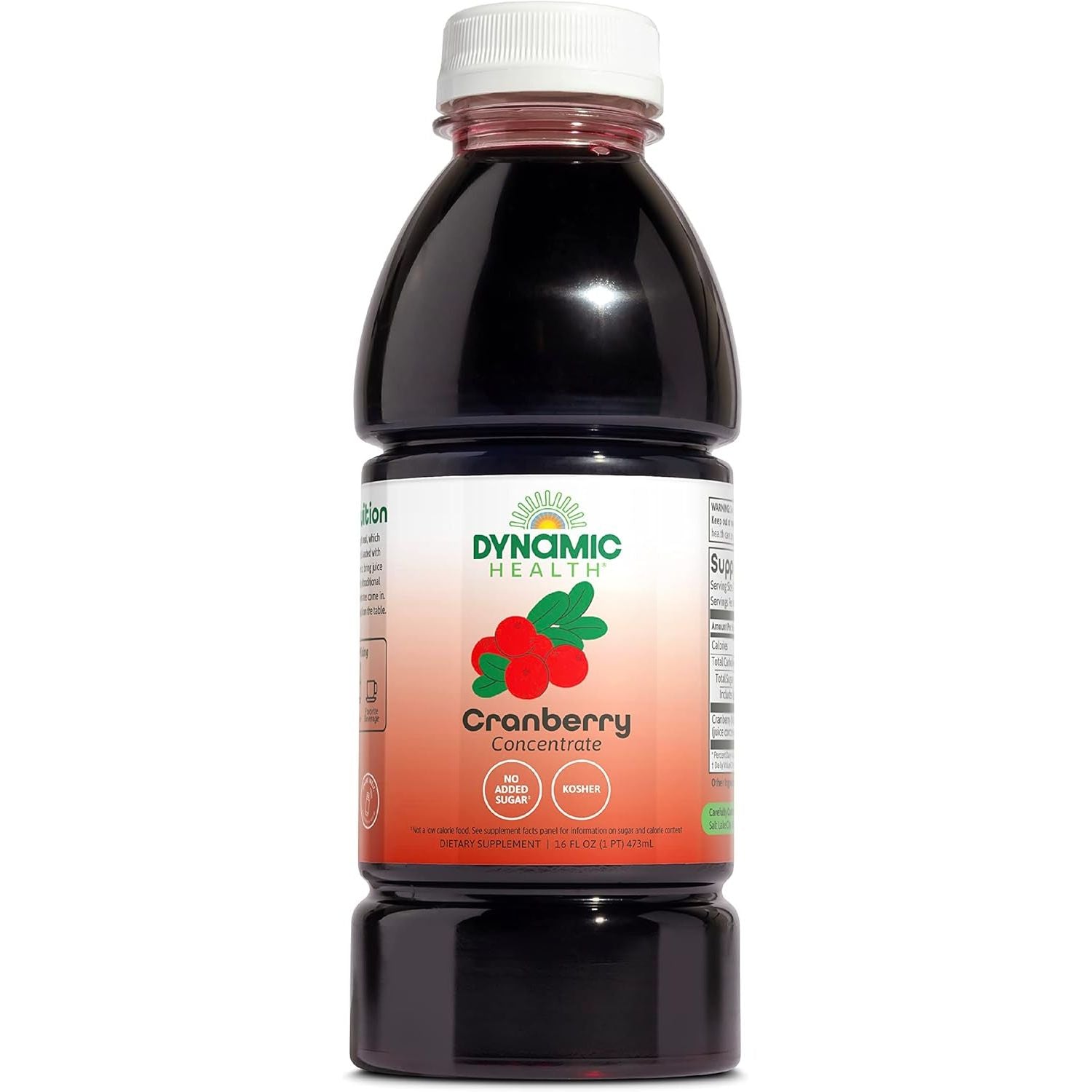 Buy now Dynamic Health Pure Cranberry Juice Concentrate, Unsweetened, Natural Antioxidant Support, No Added Sugar, 8 Fl oz 16 Ounce (Pack of 1) Cranberry at indiglob india