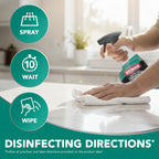 Weiman Disinfectant Granite Daily Clean & Shine - 12 fl oz (2 Pack) Safely Clean Disinfect and Shine Granite Marble Soapstone Quartz Quartzite Slate Limestone Corian Laminate Tile Countertop