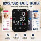 Blood Pressure Monitor for Home Use, Arm Cuff, USB-C