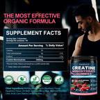 Health4All Creatine Monohydrate Gummies 5g for Men & Women, Creatine Gummy for Strength Energy & Muscle Growth Support Pre-Workout Supplement - Raspberry & Blueberry 120 Gummy