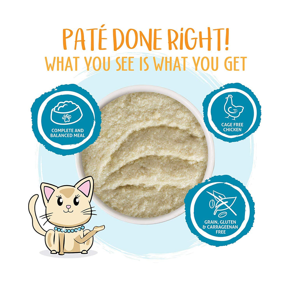 Weruva Wet Cat Food, Press Your Lunch with Chicken Pate, 5.oz Can, Pack of 8