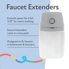 Nuby 2-in-1 Faucet Extender - 2 Pack