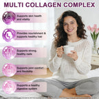 Liquid Collagen for Women & Men, Multi Hydrolyzed Collagen Peptides