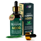 [2 Pack] Chlorophyll Liquid Drops 6000MG – Natural Liquid Chlorophyll Drops for Detox, Energy, Skin – Internal Deodorant – Vegan Chlorophyll Liquid Drops for Kids & Adults – US-made, Non-GMO - 4 Fl Oz