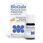 BioGaia Nurture & Grow Toddler Probiotic Drops | Gut, Immune & Oral Health | Age 1+ | Digestive Health & Regularity | Immune Support | Promotes Respiratory & Oral Health | Easy-to-use drops | 5mL