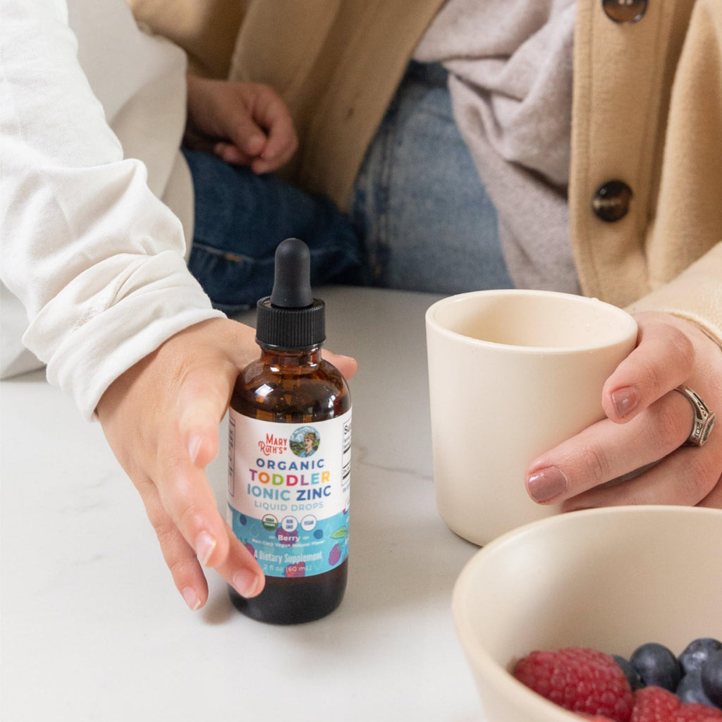 MaryRuth's Organic Toddler Zinc Liquid Drops, Berry Flavor, Vegan, 2 Fl Oz | Immune Support Supplement, Skin Health, Vegan, Formulated for Ages 1-3, 1 Month Supply
