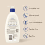 Aveeno Skin Relief Moisturizing Body Lotion Heals Very Dry, Sensitive Skin, Fast Absorbing Lotion with Soothing Triple Oat & Shea Butter Formula, Fragrance Free Lotion, Non-Comedogenic, 18 Fl Oz