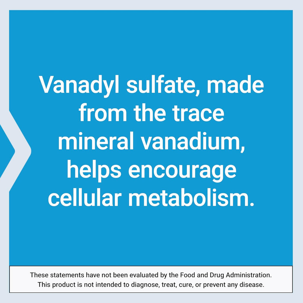 Buy now Life Extension Vanadyl Sulfate, Trace Mineral, Vanadium, Healthy glycemic Balance, Healthy Metabolism, Hormone Function, Gluten-Free, Non-GMO, Vegetarian â€“ 100 Tablets at indiglob india