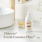 Young Living Thieves Fresh Essence Plus Mouthwash | 8 fl oz | Alcohol-Free and Fluoride-Free | Enhanced with Essential Oils | Peppermint, Rosemary, Lemon, & Cinnamon Oils