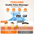 Cordless Neck Massager with Heat for Pain Relief Deep Tissue