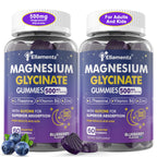 Magnesium Glycinate Gummies 500mg for Adults & Kids, High Absorption, 120Ct | Sugar Free Magnesium Calm Sleep Aid, Kids Sleep Gummies w/ Glycine L-Theanine B6 for Sleep, Calm, Muscle, Relax, No Melatonin