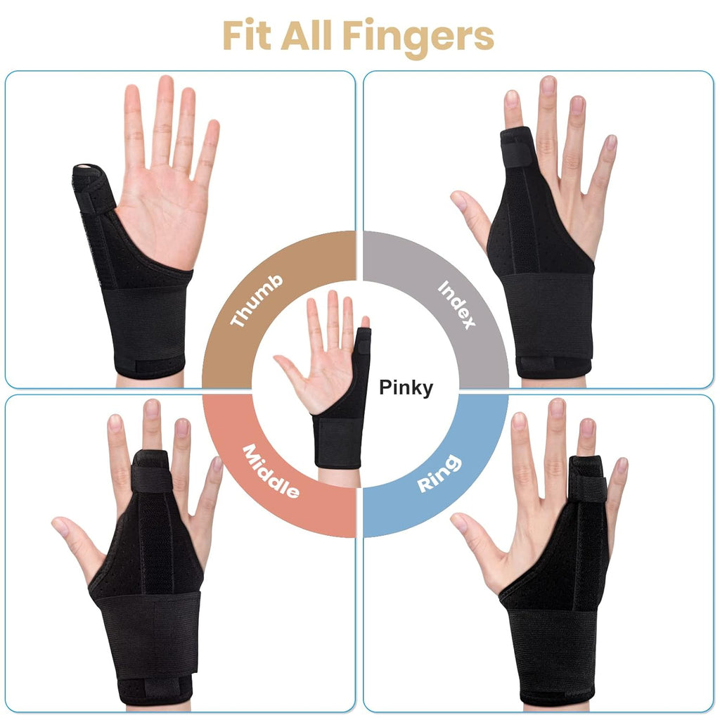 Buy now Trigger Finger Splint, Pinky Finger Splints for Broken Fingers, Little Finger Brace Wrist Support for Carpal Tunnel Arthritis Tendonitis at indiglob india