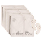 + Lux Unfiltered - Iced Latte Cooling Under Eye Patches - Eye Masks | Caffeine, Niacinamide & Hyaluronic Acid Eye Mask (10 Pairs) - Depuffs, Brightens Dark Circles, Hydrates - Vegan, Cruelty-Free