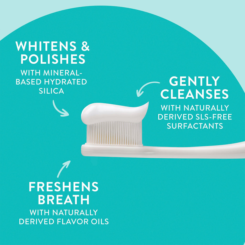 Buy now Native Fluoride Free Toothpaste, Whitening - for Adult, Kids 2+ Oral Care - Wild Mint & Peppermint Oil Flavor, 4.1oz (Pack of 3) at indiglob india