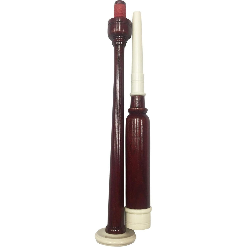 Buy now Standard Rosewood Highland Bagpipe Practice Chanter IMM Wooden Ivory Fitting with Famous Brown Scottish color comes with Reed at indiglob india