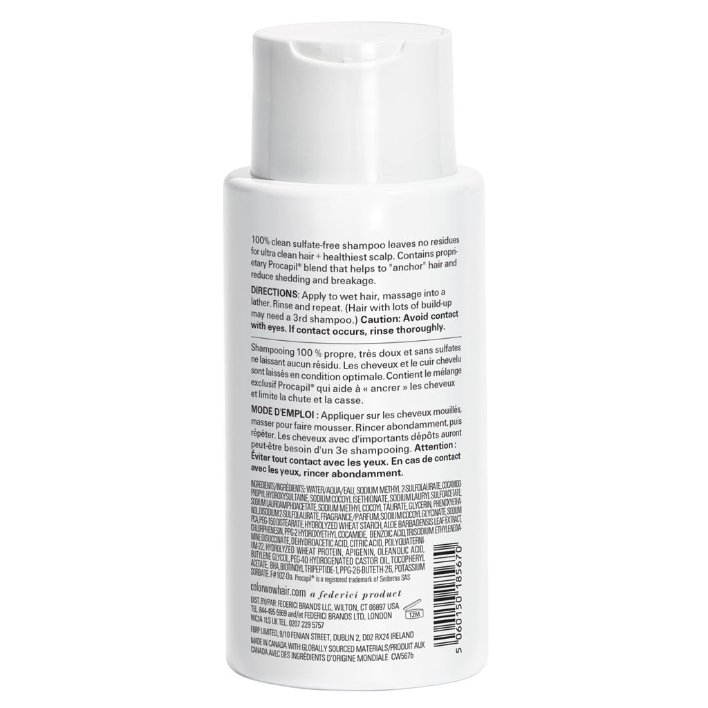 Buy now COLOR WOW Curl Wow Hooked 100% Clean Shampoo with Root-Locking Technology Æ’?? Rich-lathering, sulfate-free formula leaves no residues + helps anchor hair to stop shedding at indiglob india
