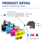 LC501XL LC501 MFC-J1360DW Ink Cartridges for Brother Printer LC 501 XL