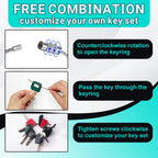 15PCS Multi Types Heavy Equipment Key Set Construction Master Equipment Set