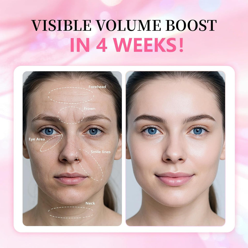 PDRN Pink Collagen Volume Multi Balm, Volufiline Stick 2PCS | Hydrating Multi Wand, Smooth Fine Lines & Wrinkles, Nourishing Collagen Stick for Face, Eye & Lip Care