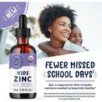 VIMERGY Kids Liquid Zinc Supplement, Organic Non-GMO, 55 mL, 31+ Servings