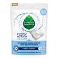 Buy now Seventh Generation Triple Action Clean Automatic Dishwasher Detergent Packs with Bio-Enzyme Power, Free & Clear, Fights 48-hour Stuck-on Food, 54 count at indiglob india