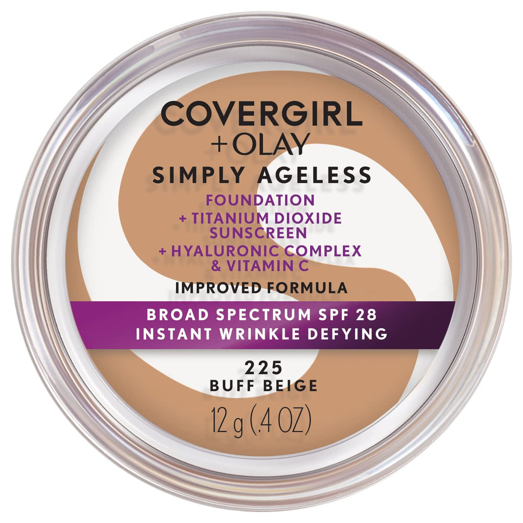 Buy now COVERGIRL+OLAY Simply Ageless Instant Wrinkle-Defying Foundation, 210 Classic Ivory, 0.44 Fl Oz (Pack of 1) at indiglob india