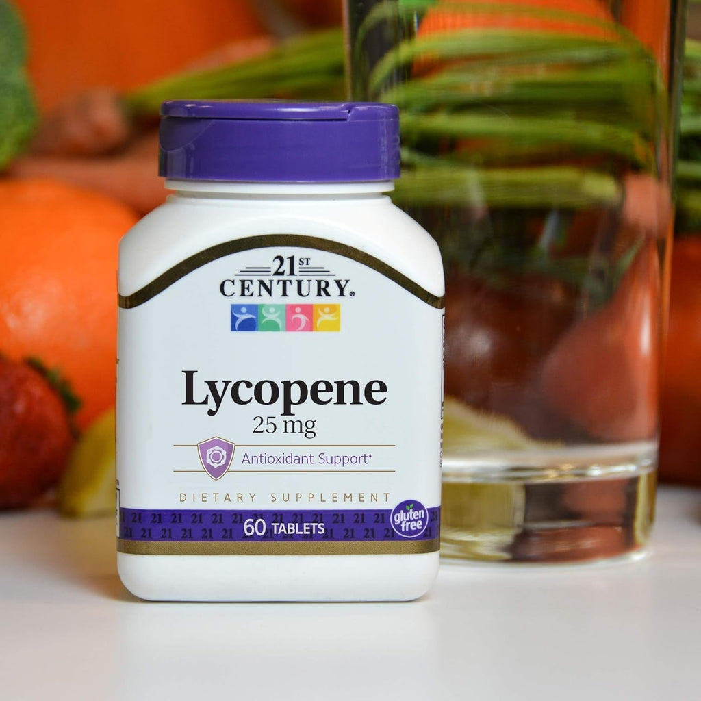 Buy now 21st Century Lycopene 25 mg Tablets, 60 Count (22400) at indiglob india