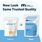 Micro Ingredients Omega 3 Fish Oil Supplements 3,000mg Per Serving, 240 Softgels | Lemon Flavored – Burpless | EPA 540mg + DHA 360mg | Deep Sea Fish