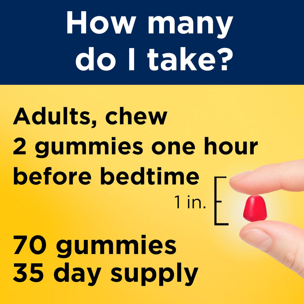 Nature Made Melatonin 10 mg per Serving Gummies, 70 Melatonin Gummies