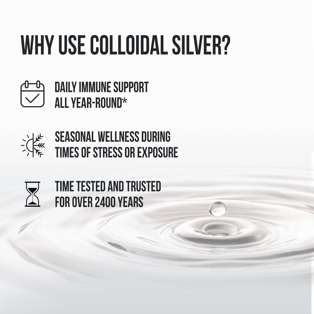 Sovereign Silver Immune Support, Colloidal Silver, Fine Mist Spray, 2 fl oz | Bio-Active Silver Hydrosol, 10 ppm