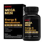 GNC Mega Men Energy & Metabolism Multivitamin for Men, 180 Count | Clinically Studied Antioxidants Support Energy Production, Colon and Prostate Health, Calorie Burning, and Mental Sharpness