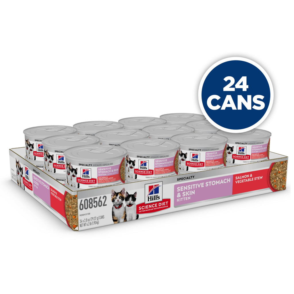 Hill's Science Diet Kitten Formula Sensitive Stomach & Skin Wet Cat Food