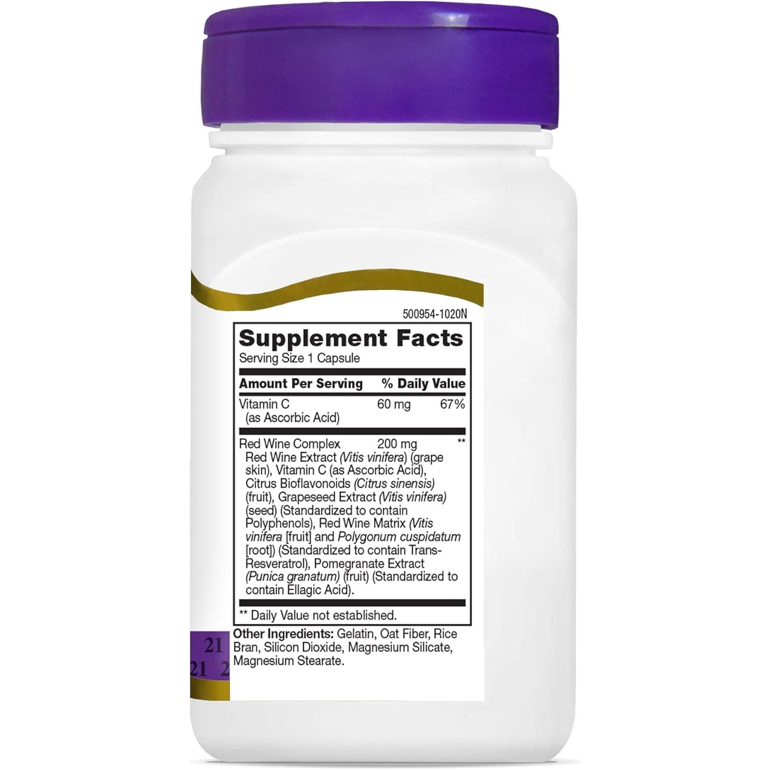 Buy now 21st Century Resveratrol Red Wine Extract Capsules, 90Count at indiglob india