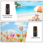Hotel Collection Diffuser Essential Oil Gift Set,Hotel Scents for Home,Stress Relief Air Freshening,My Way,The Beach Villas and Other Luxury Hotel Scents Waterless Essential Oil Diffuser