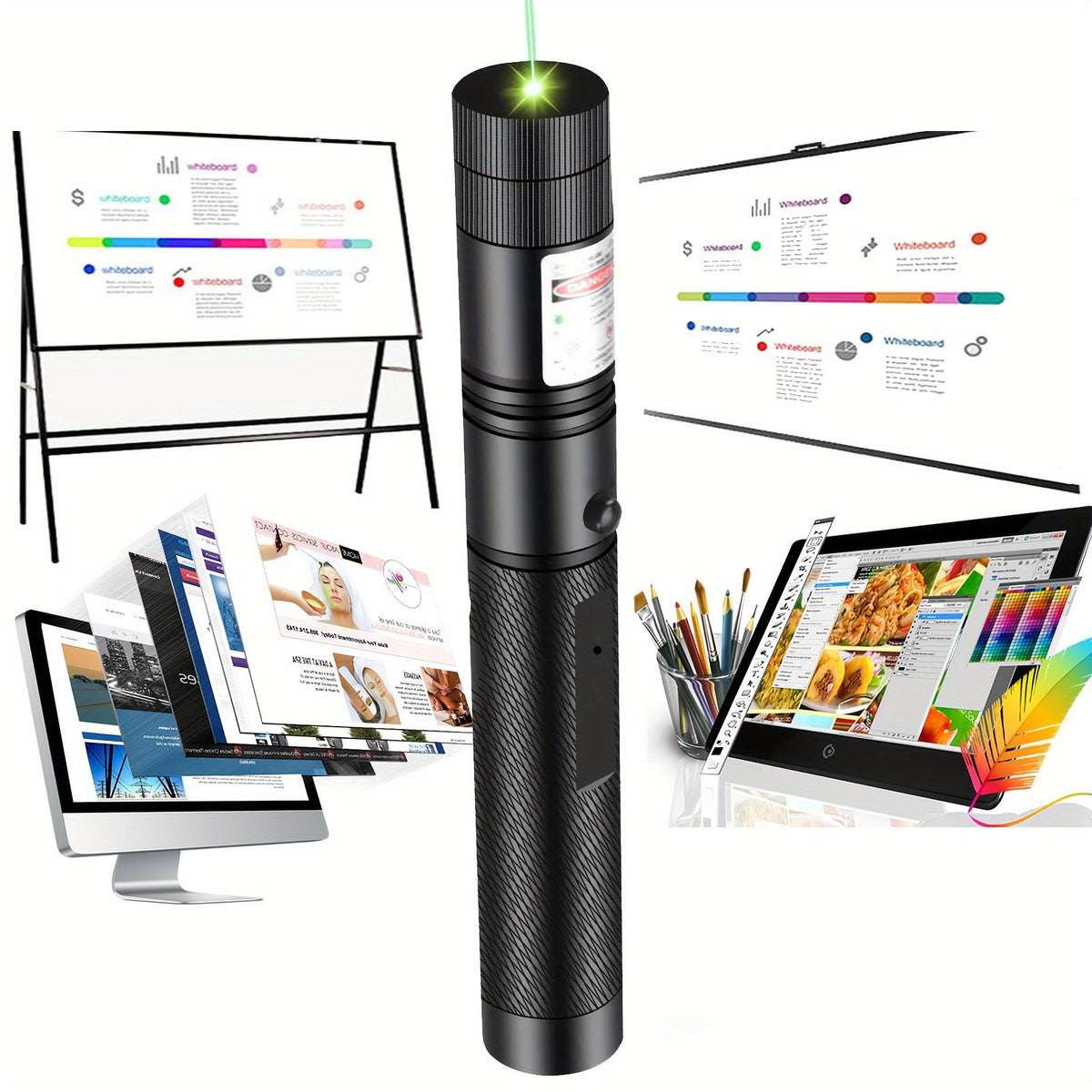 Lazer Pointer, Green Laser Pointer Rechargeable
