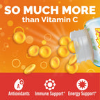 Emergen-C Vitamin C 1000mg Immune Support Chewables, Orange, 40 Tablets | Chewable Tablets, B Vitamins, Zinc and Manganese, No Water Needed, More Vitamin C than 10 Oranges