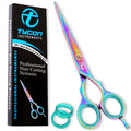 Tycon Hair Cutting Scissors Professional 6.5" – Japanese Stainless Steel, 2.7" Razor Edge Blade Barber Scissors – Ergonomic design - Precision Hair Scissors for Smooth Cutting - Salon & Personal Use