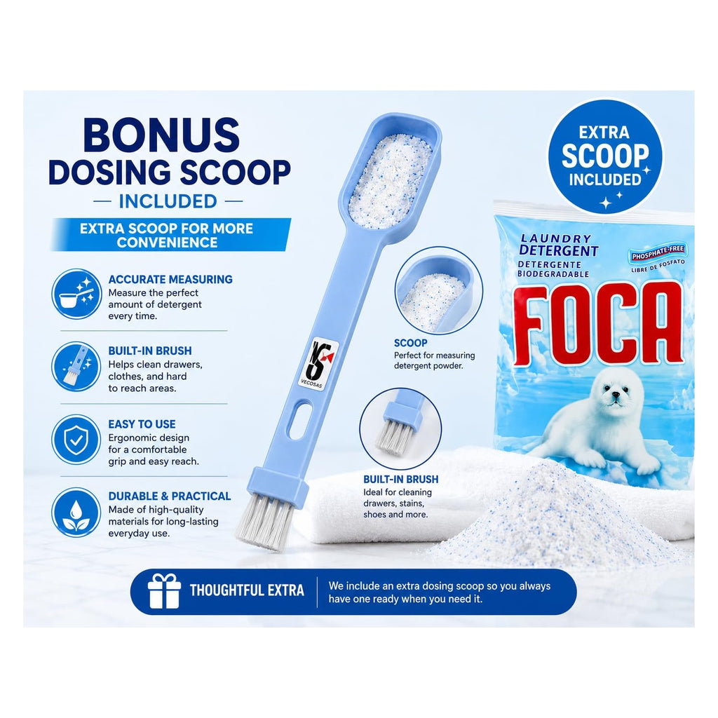 Foca Laundry Detergent 4.4 lb Bag - with Spoon., 4.41 Pound (Pack of 1)