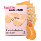 grace & stella Brightening Eye Patches for Dark Circles (6 Pairs)