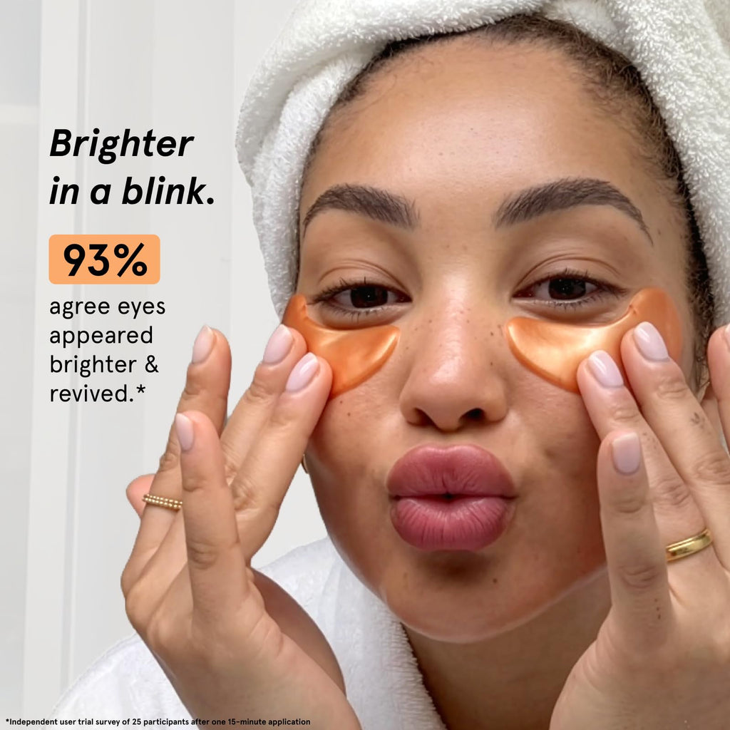 grace & stella Brightening Eye Patches for Dark Circles (6 Pairs)