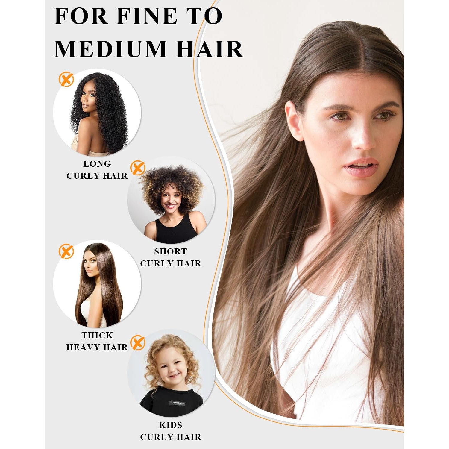 100% Boar Bristle Slick Back Hair Brush | Natural Peach Wood Handle | Restores Shine, Controls Frizz, Smooths Flyaways | Teasing Adds Volume Styling Tool | For Sleek Ponytails, Buns & Beard Grooming
