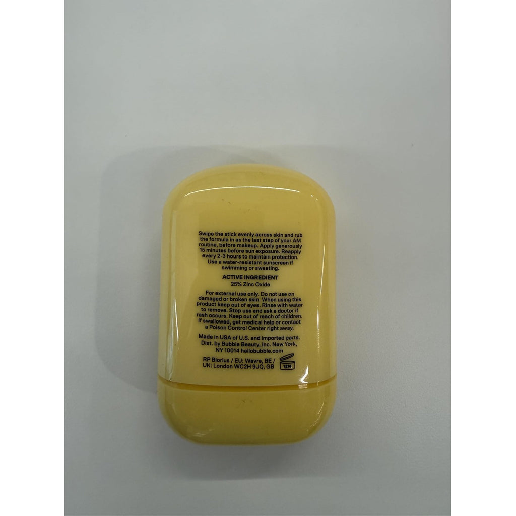 Bubble Skincare Sun Rise Mineral Face Sunscreen Stick SPF 40, 0.7 Oz